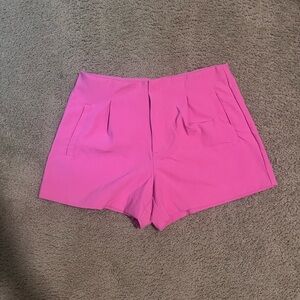 Pink shorts only work once
